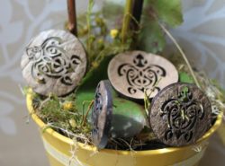 Boutons - Tortues en noix de coco 1