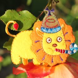Motif thermocollant - Lion au serpentin