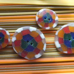 Boutons - Mosaïques 23mm