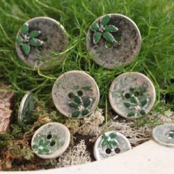 Boutons - Fleurs vertes