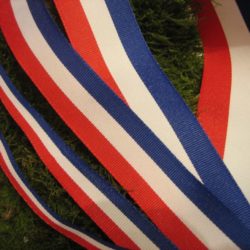 Ruban - Tricolore : bleu/blanc/rouge