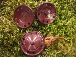 Pressions grandes tailles en plastique marron