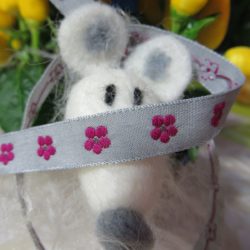 Galon petites fleurs tissées