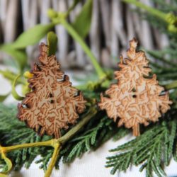 Bouton - Sapin décoré