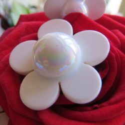 Bouton - Marguerite blanche