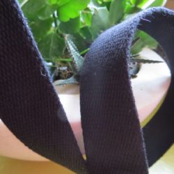Sangle coton noire