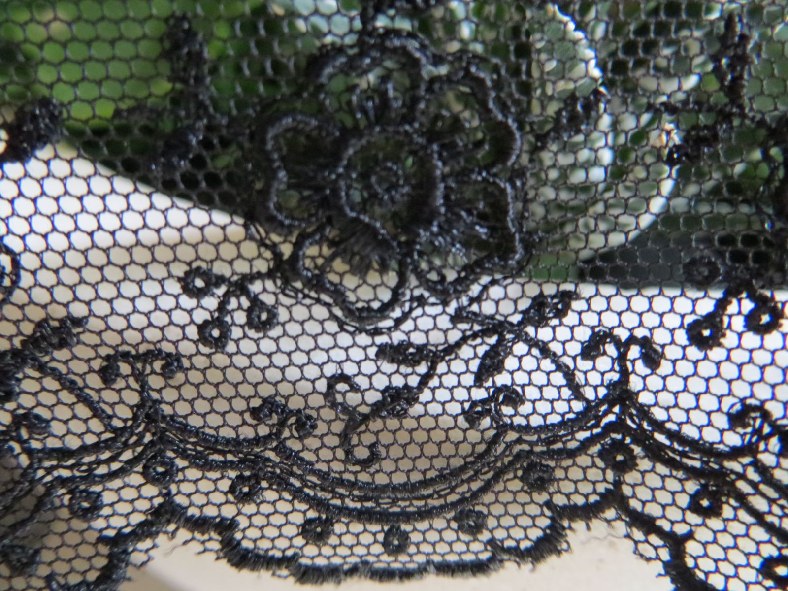 Dentelle De Venise Noire Brodée – Ruban Décoratif 2,7 M X 6,2 Cm, Motif Fleurs Perles Paillettes, Pour Couture Et Décoration