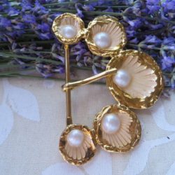 Demi-boucle - coquillages 