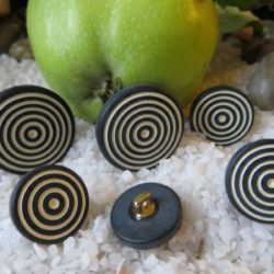 Bouton - Cercles marines foncés