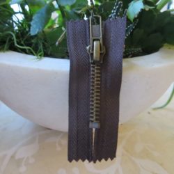 Fermeture - Spéciale Jean's marron foncé