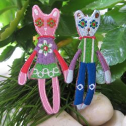 Motif - Couple de chats