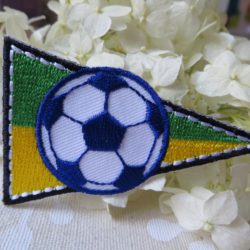 Motif - Pavillon football aux couleurs du BRESIL