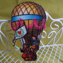 Motif - Montgolfière de fête historique