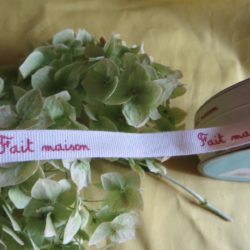 Ruban message - Imprimé "Fait maison"