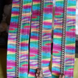 Fermeture fantaisie - Arc en ciel 15, 18 et 20cm