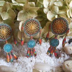 Motif - Attrapeur de rêve bleu (blue dream-catcher)