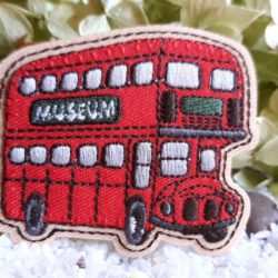Motif - Bus à impériale londonien