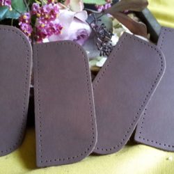 4 renforts d'angles marrons de bas de sac
