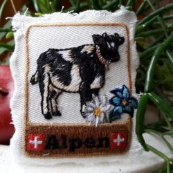 Motif - vache des Alpes