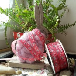 Ruban - Rose à petites fleurs