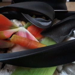 Biais - Imitation cuir couleur noir