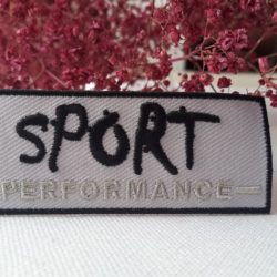Motif - "SPORT PERFORMANCE" gris