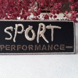 Motif - "SPORT PERFORMANCE" noir