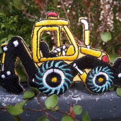 Motif - Tracteur de terrassement