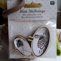 Mini cadres - Set de 2 ovals en bois