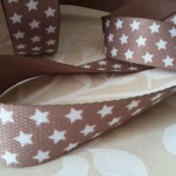 Sangle - Synthétique beige à étoiles blanches