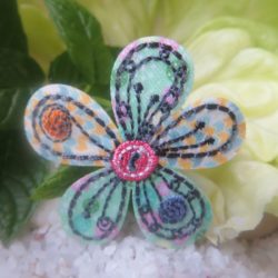 Motif - Fleur hippie en fête