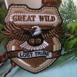 Motif "GREAT WILD, LOSTE TRIBE" beige