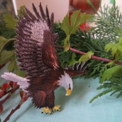 Motif - Aigle royal en vol