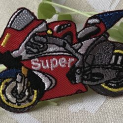 Motif - Super moto rouge