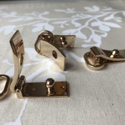 Clips - Métal articulé doré brillant