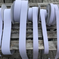 Élastique - Classique plat blanc de 15 à 60mm