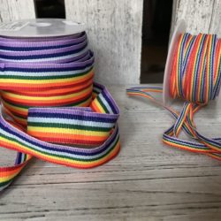 Gros-grain - 7 bandes de couleurs