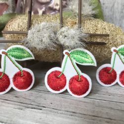 Motif - Cerises rouges à déguster