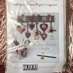 The Cinnamon Patch - Kit: mémo d'amour et pot à crayons