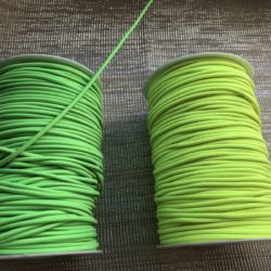 Elastique - Rond Ø3mm jaune fluo