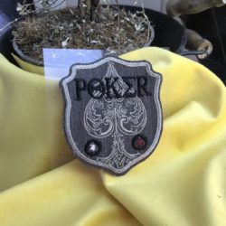 Motif - Blason "POKER" sur kaki