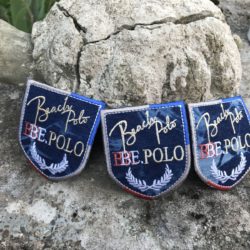 Motif - Blason "Beach Polo" jean's marine