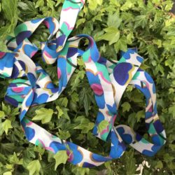 Liberty - Biais "Fleurs bleues"