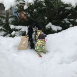 Décor de Noël - Krinkles "Sniffy le putois"