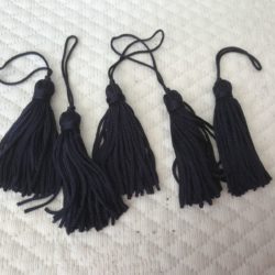 Lot de 5 Flochettes bleu-Marine.